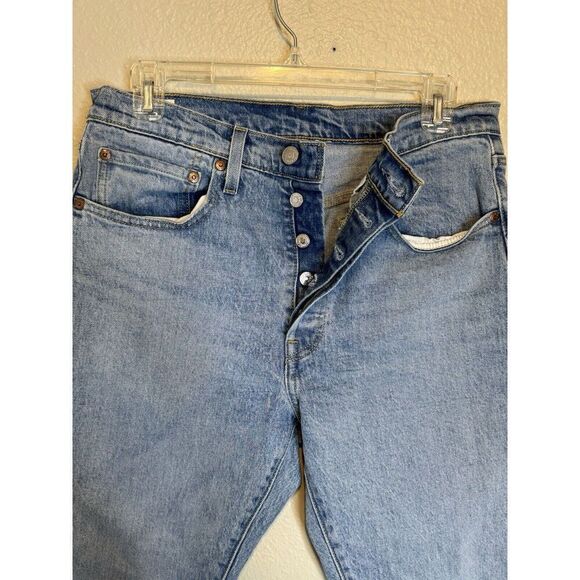 Vintage Levi’s 501 S Jeans 29X28  Big E Denim Jeans Button Fly Distressed Retro - Picture 13 of 15